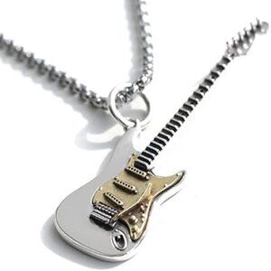 Guitar Necklace Rock Punk Hip Hop Music Lover